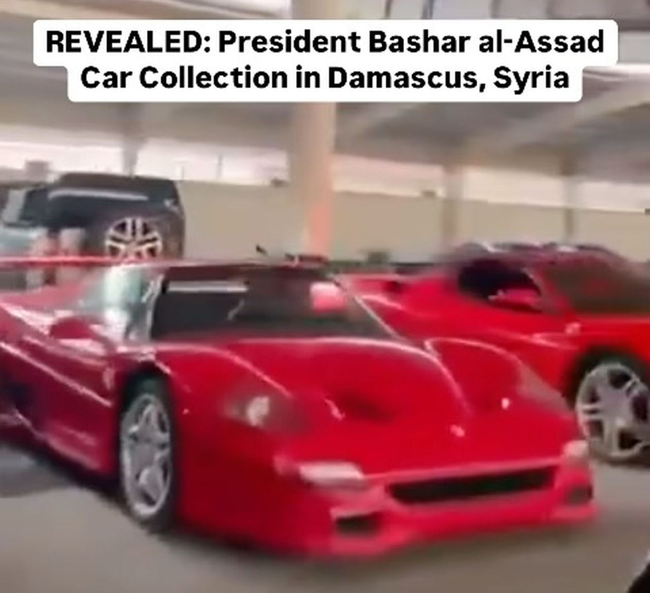 Syria President Bashar al-Assad Ferrari F50