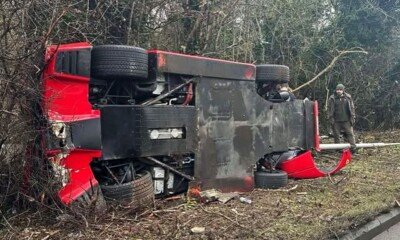 Ferrari F40 Crash-UK-1