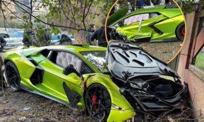 Lamborghini Revuelto crash-Lebanon-1