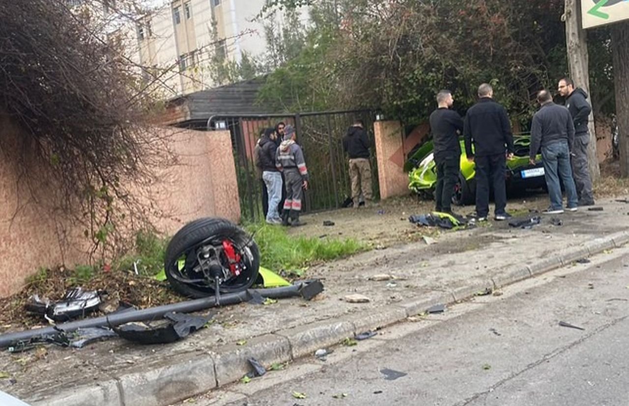 Lamborghini Revuelto crash-Lebanon-2