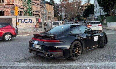 Porsche 911 Turbo S facelift spy shots