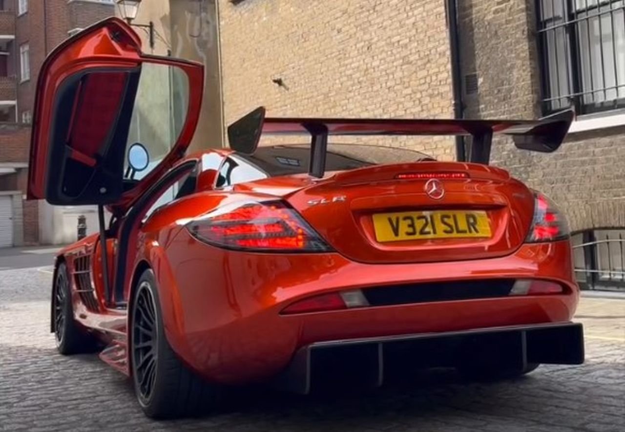 Mercedes SLR Mclaren HDK Volcano Orange-London-2