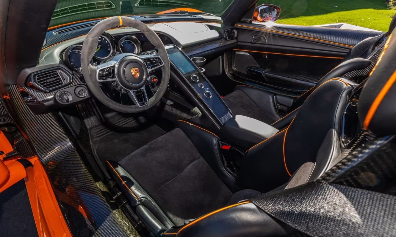 Porsche 918 Spyder-Orange-Mecum Auctions-3
